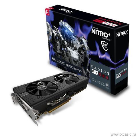 Видеокарта Sapphire RX 580 NITRO 11265-01-20G 8Gb Видеокарта Sapphire RX 580 NITRO 11265-01-20G 8Gb
