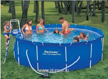 Бассейн Round Steel Pro Bestway 3,66х1,2м Бассейн Round Steel Pro Bestway 3,66х1,2м