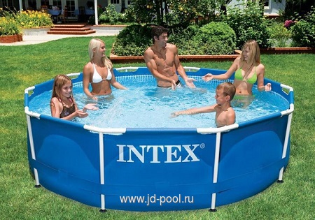 Бассейн INTEX Metal Frame 3,05х0,76м Бассейн INTEX Metal Frame 3,05х0,76м