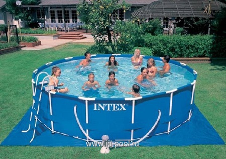 Бассейн INTEX Metal Frame 5,49х1,22 м Бассейн INTEX Metal Frame 5,49х1,22 м