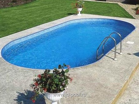 Бассейн Ibiza 5,25х3,2х1,2м мозаика Бассейн Ibiza 5,25х3,2х1,2м мозаика