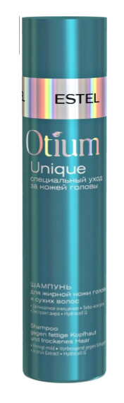 Шампунь для жирной кожи головы и сухих волос OTIUM UNIQUE, 250 мл OTM.16 Шампунь для жирной кожи головы и сухих волос OTIUM UNIQUE, 250 мл OTM.16