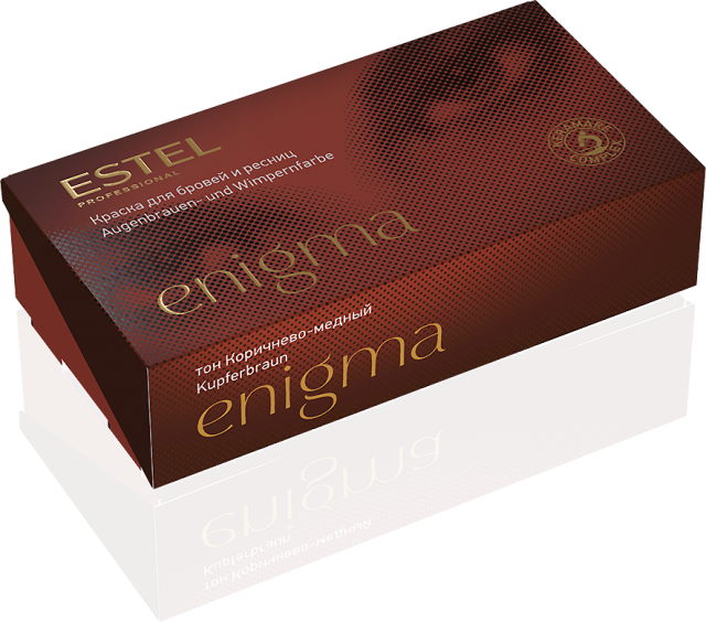 Enigma Краска для бровей и ресниц тон №6, коричнево-медный 20/20мл Enigma Краска для бровей и ресниц тон №6, коричнево-медный 20/20мл