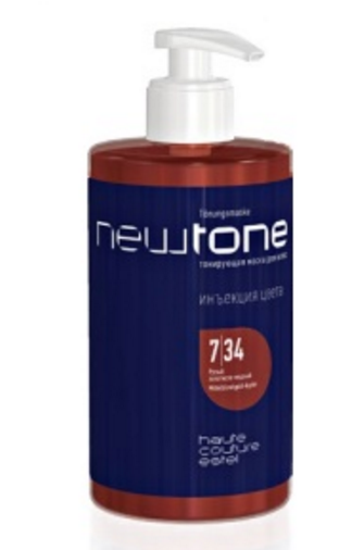 7/34 Тонирующая маска для волос NEWTONE ESTEL HAUTE COUTURE Русый золотисто-медный 435мл, 7/34 Тонирующая маска для волос NEWTONE ESTEL HAUTE COUTURE Русый золотисто-медный 435мл,