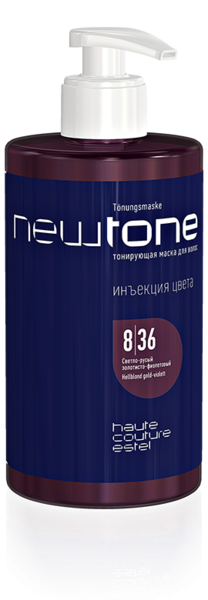 8/36 Тонирующая маска для волос NEWTONE ESTEL HAUTE COUTURE Светло-русый золотисто-фиолетовый 435мл 8/36 Тонирующая маска для волос NEWTONE ESTEL HAUTE COUTURE Светло-русый золотисто-фиолетовый 435мл
