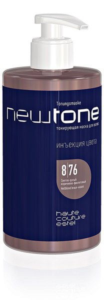 8/76 Тонирующая маска для волос NEWTONE ESTEL HAUTE COUTURE Светло-русый коричнево-фиолет ) 435мл 8/76 Тонирующая маска для волос NEWTONE ESTEL HAUTE COUTURE Светло-русый коричнево-фиолет ) 435мл