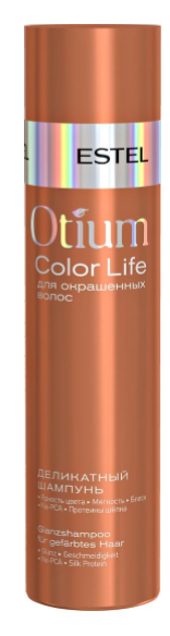 Деликатный шампунь для окрашенных волос OTIUM COLOR LIFE, 250 мл OTM.6 Деликатный шампунь для окрашенных волос OTIUM COLOR LIFE, 250 мл OTM.6