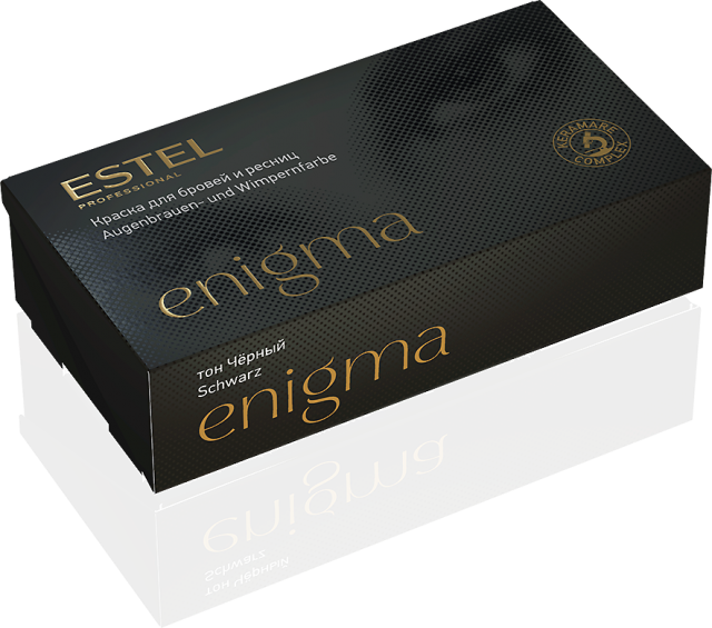 Enigma Краска для бровей и ресниц тон №1, черный 20/20мл Enigma Краска для бровей и ресниц тон №1, черный 20/20мл