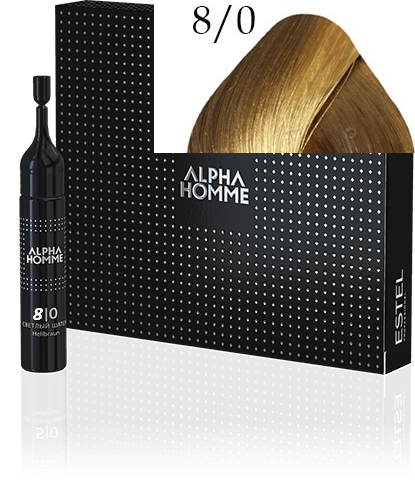 Краска Пена против седины для волос ESTEL ALPHA HOMME: тон 8/0 светло-русый Объём: 10 мл AH8/0 Краска Пена против седины для волос ESTEL ALPHA HOMME: тон 8/0 светло-русый Объём: 10 мл AH8/0