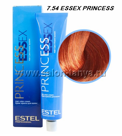 7/54 Крем-краска ESTEL PRINCESS ESSEX, средне-русый красно-медный/гранат 7/54 Крем-краска ESTEL PRINCESS ESSEX, средне-русый красно-медный/гранат