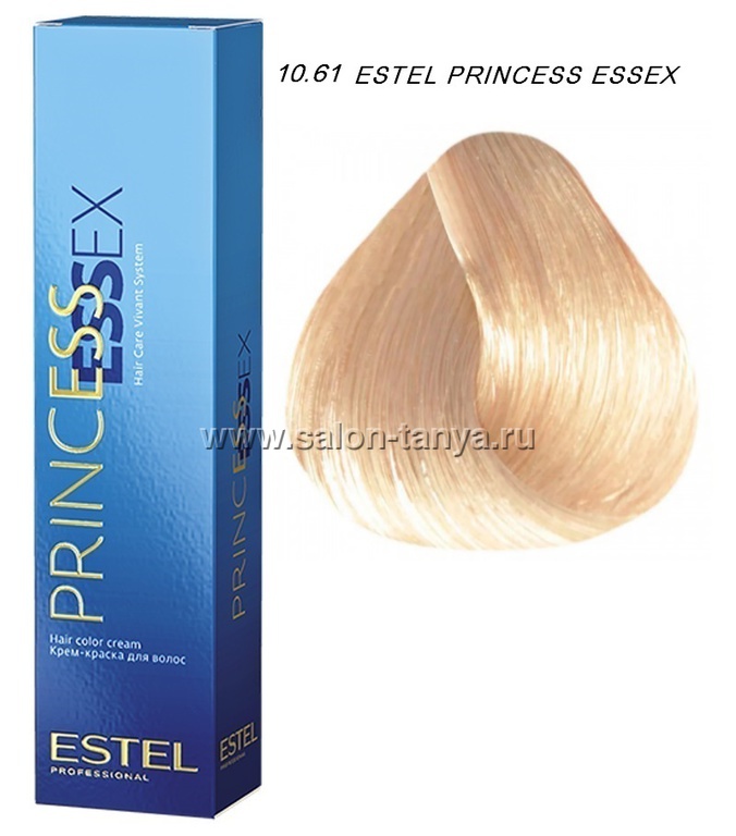 10/61 Крем-краска ESTEL PRINCESS ESSEX, светлый блондин фиолетово-пепельный 10/61 Крем-краска ESTEL PRINCESS ESSEX, светлый блондин фиолетово-пепельный