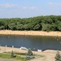 Левая часть пляжа.