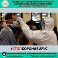Более 20% выявленных в России зараженных коронавирусом не имеют симптомов