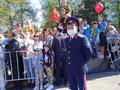 Бельские казаки приняли участие в охране общественного порядка на параде в честь Дня Великой Победы.