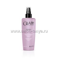 Несмываемый разглаживающий Крем для гладкости и блеска волос с эффектом сияния Illuminating cream smooth hair GLAM DOTT SOLARI (8004347128368) 250 мл.